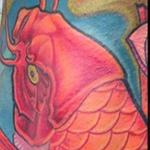 Colorful Koi Tattoo Design Thumbnail