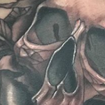 Reaper Rose  Tattoo Design Thumbnail
