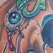 Tattoos - Full color bear skull with third eye and rose tattoo - 57333