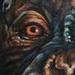Full Color Realistic Chimpanzee Tattoo Tattoo Design Thumbnail