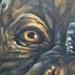 Full color realistic chimpanzee tattoo Tattoo Design Thumbnail