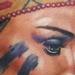 Full color realistic Natalie Portman inspired Indian girl tattoo Tattoo Design Thumbnail