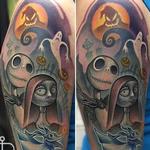 Tattoos - New School Disney Nightmare Before Christmas Tattoo - 113952