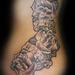 Tattoos - Traditional old school black and grey roses - 55764
