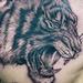 Tattoos - Realistic Black & Gray Tiger - 84097
