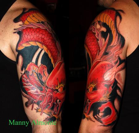 Tattoos - Red Dragon - 79577