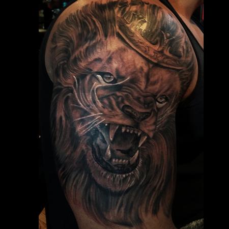 Tattoos - Lion - 103684