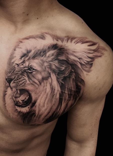 Tattoos -  Lion Around - 114274