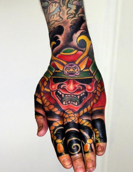 Skeleton Man  - Japanese Hand tattoo
