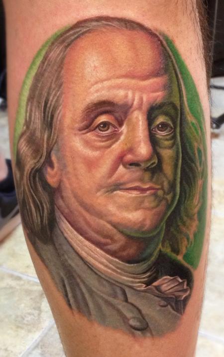 Steve Wimmer - Ben Franklin Color Portrait