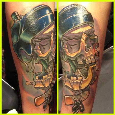 Steve Wimmer - Hockey Skull