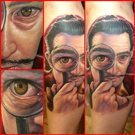 Steve Wimmer - Salvador Dali Color Portrait