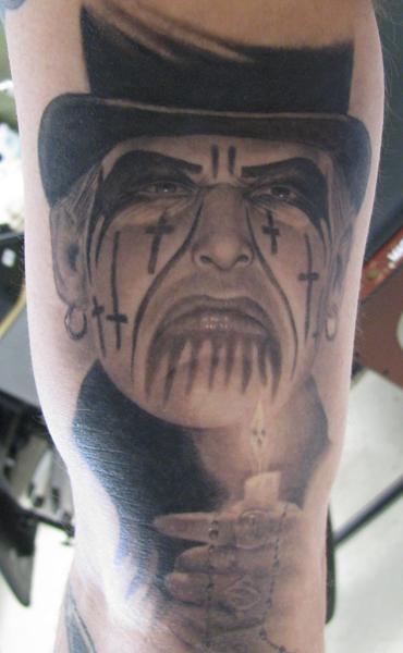 Steve Wimmer - Portrait of Singer King Diamond (Healed)