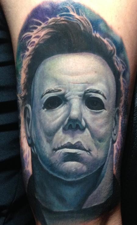 Steve Wimmer - Halloween Michael Myers tattoo