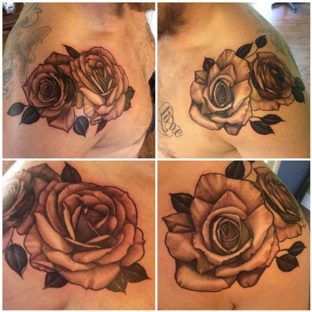 Steve Wimmer - Black and Gray Roses