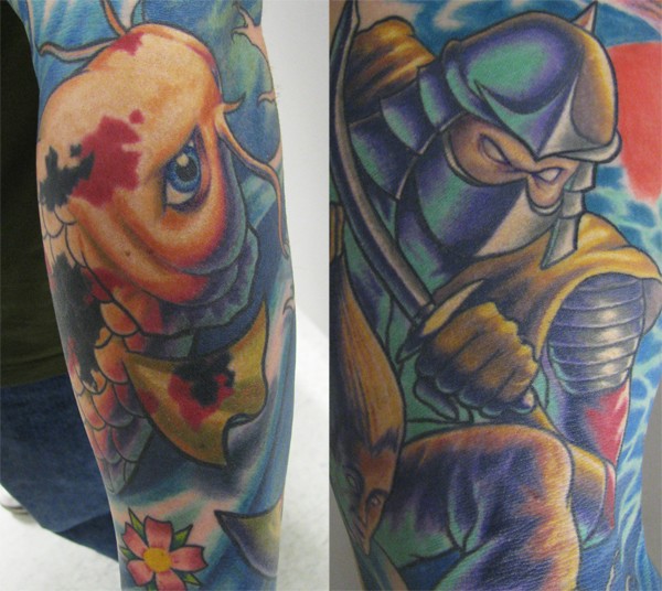Samurai+tattoo+sleeve