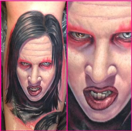 Steve Wimmer - Marilyn Manson Tattoo