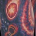 tattoo galleries/ - Universe leg sleeve (freehanded)