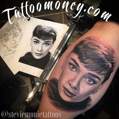 Stevie Monie - Audrey Hepburn Tattoo