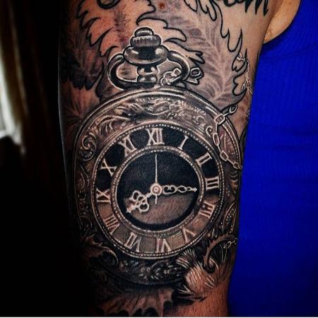 Stevie Monie - Fancy Clock Tattoo 