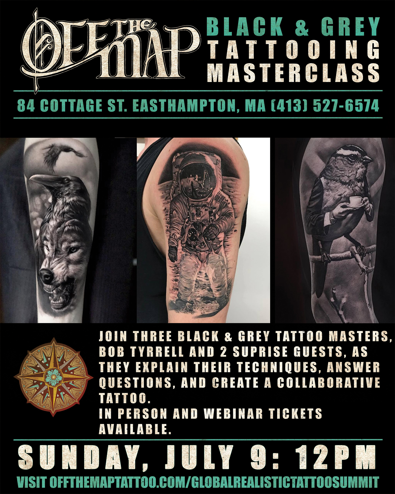 Black & Grey Tattooing Masterclass - Webinar July