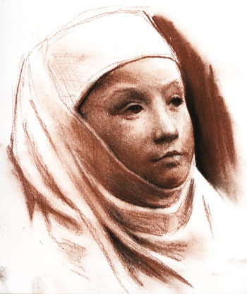 Tattoos - Face Sketch - 7560