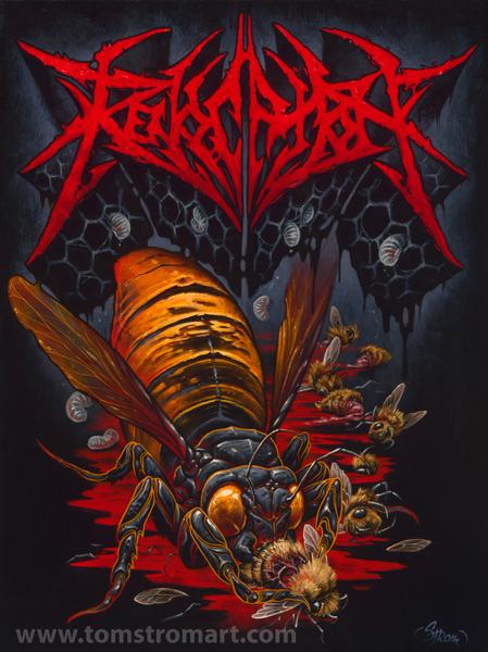 Tom Strom - Revocation band shirt design