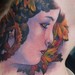 Steam punk autumn girl Tattoo Thumbnail