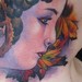 Steam punk autumn girl Tattoo Thumbnail