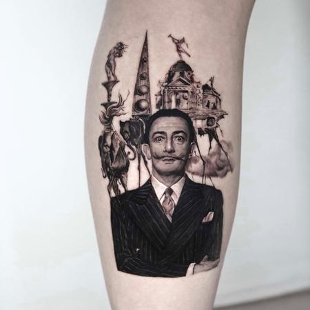 Tattoos - Salvador Dali Tattoo - 143120