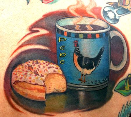 Tattoos - Coffee and donut - 62995