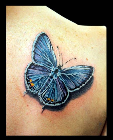Eastern Tailed Blue Butterfly by Aaron Goolsby: TattooNOW