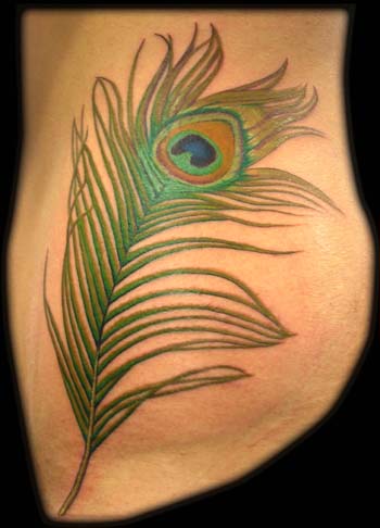 Peacock Feather by Aaron Goolsby: TattooNOW