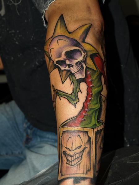 Tattoos - evil jack in the box - 62574