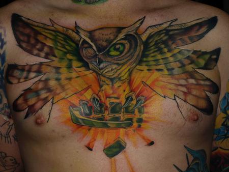 Tattoos - owl - 62398