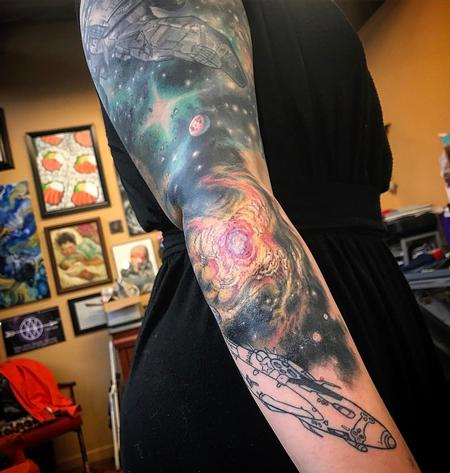 Tattoos - Universe Sleeve (in progress) - 126239