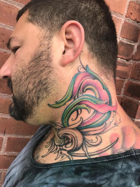 Tattoos - Organic neck thingy - 128989