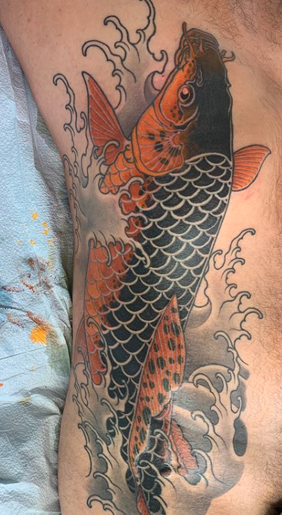 Tattoos - Koi Rib Tattoo - 141944