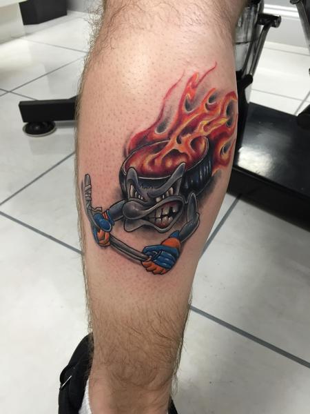 Tattoos - Hockey puck - 102531