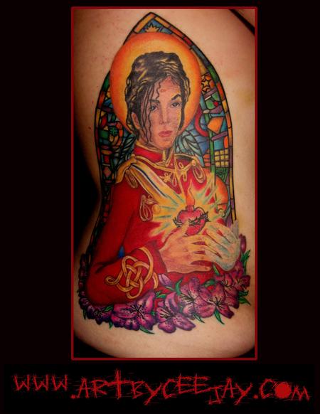 Tattoos - Michael Jackson Tattoo - 63538