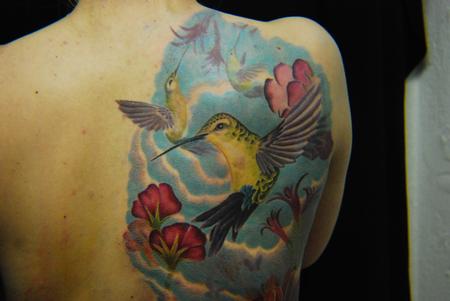 Tattoos - Humming Bird Tattoo - 64565