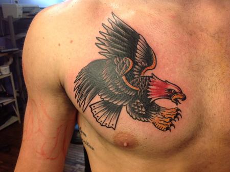 Tattoos - Traditional-Style Eagle Tattoo - 64567