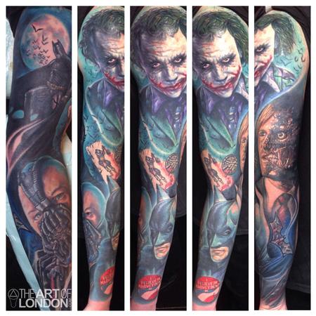 Tattoos - Batman Dark Knight Sleeve - 93984