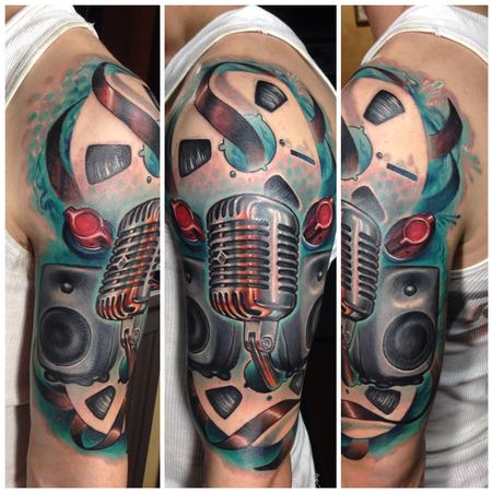 Tattoos - Audio Engineer Sound Equipment Tattoo - 85724