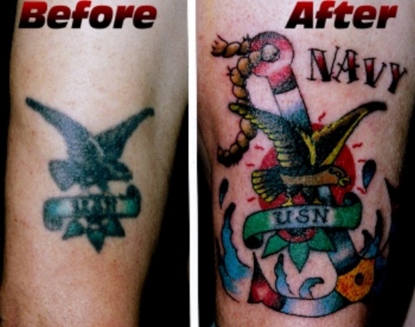 New life to old navy tattoo by Austin Grove: TattooNOW