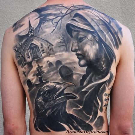Tattoos - Cemetery Backpiece - 117301
