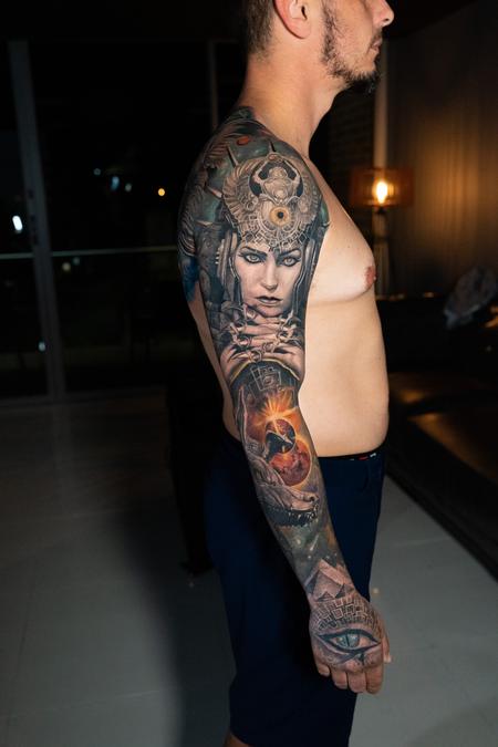 Tattoos - Cosmic Surreal Sleeve - 144726