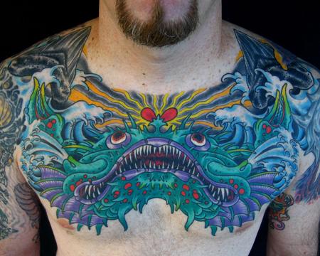 Tattoos - Sea Monster Tattoo - 62878