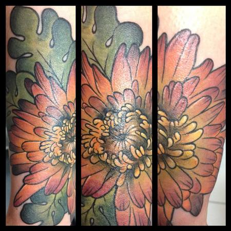 Tattoos - autumnal flower - 86545