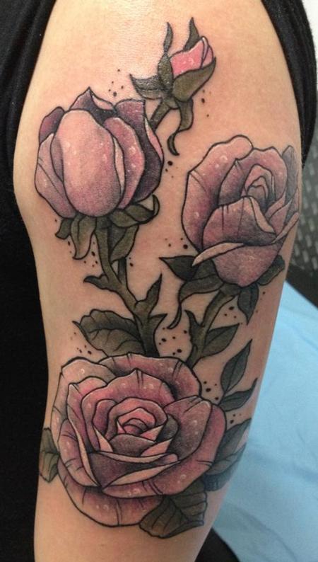 Tattoos - roses - 82321